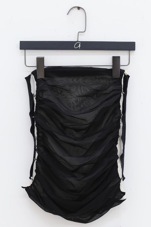 RUI Mesh Mini Skirt RSS23WV02 Black